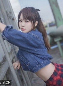 Yoko宅夏Cos - 紅色格子 画像32枚